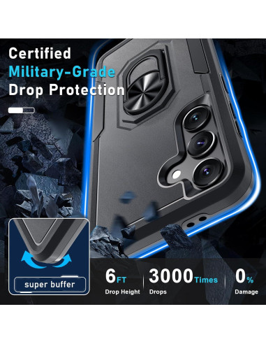 Funda Janmitta para Samsung Galaxy S24 FE con Protector