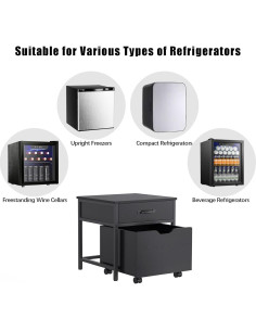 Soporte para Mini Nevera GDLF 18.1" Compacto con Almacenamiento 2