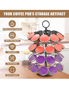 Soporte Giratorio para 40 Cápsulas de Café Gosemai 360 2