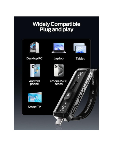 SSD Externo MOVE SPEED 128GB USB 3.2 Doble Puerto 520MB/s