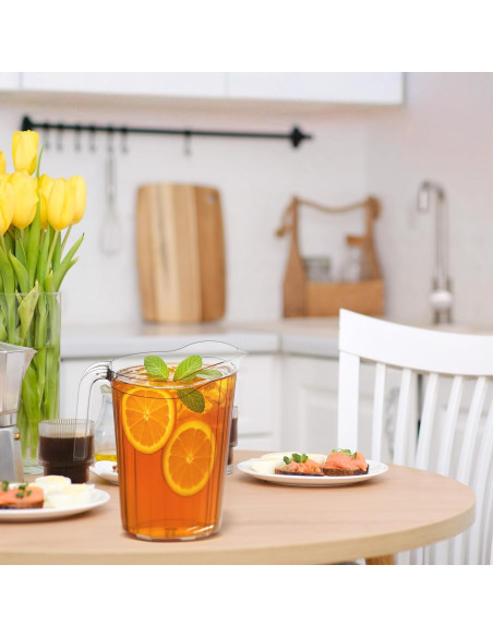 DecorRack Paquete de 6 Jarras de Plástico 75 oz para Bebidas