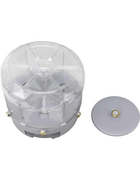 Dispensador de Granos Natudeco 6kg Rotativo 360 para Alimentos