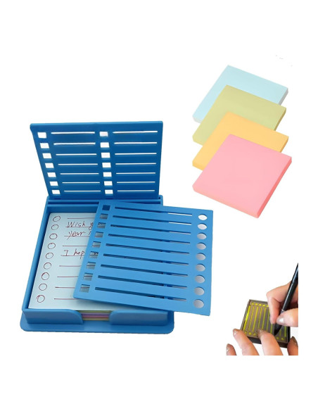 Plantilla de Nota Adhesiva Dukaka 7.49x7.49 cm Azul Plantilla de Nota Adhesiva Dukaka 7.49x7.49 cm Azul