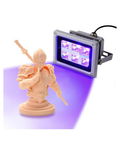 Lámpara UV LED Geeetech 405nm 60W para Curado Rápido 3D
