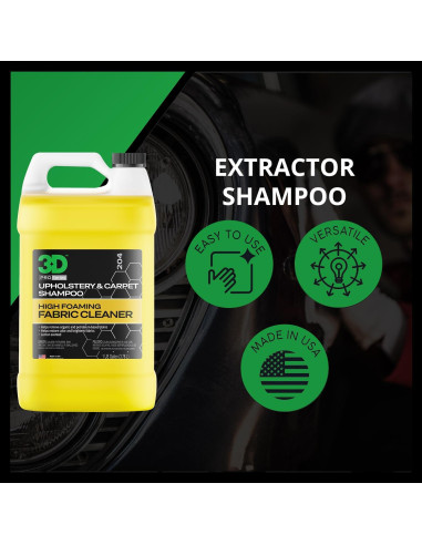 Champú Limpiador de Alfombras 3D - 3.63 kg, Baja Espuma