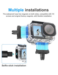 Funda Impermeable FitStill para DJI Osmo Action 5/4/3 - 60M 2