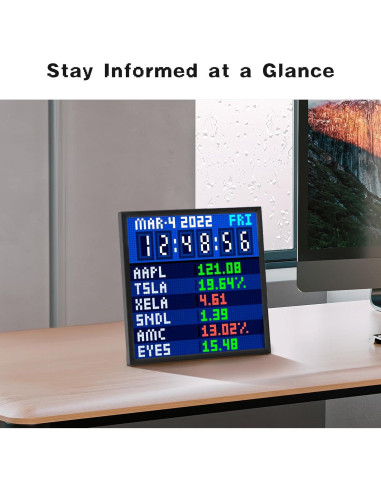 Divoom Pixoo-64 - Marco Digital de Arte Pixel LED 31.5x27.6cm