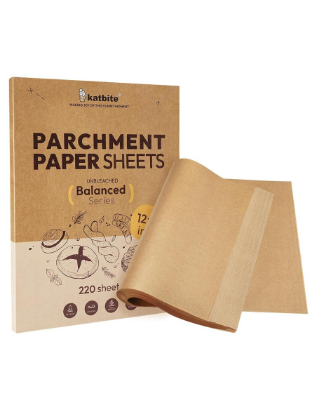 Papel Pergamino Antiadherente Katbite 220 Hojas 30.48x40.64 cm