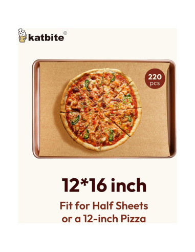 Papel Pergamino Antiadherente Katbite 220 Hojas 30.48x40.64 cm