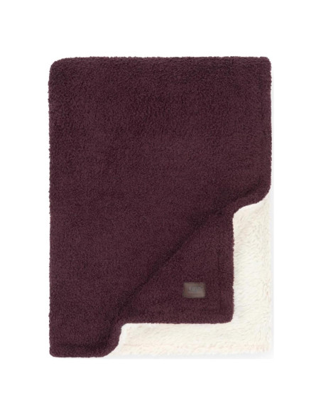 Manta UGG Ana Knit 127x178 cm Burdeos 100% Poliéster