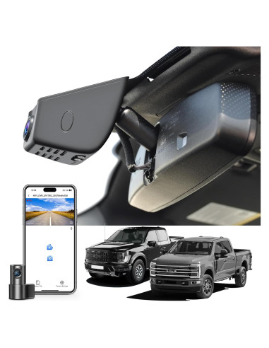 Cámara Dash 4K Delantera y 1080P Trasera Mangoal para Ford F150 2018-2025