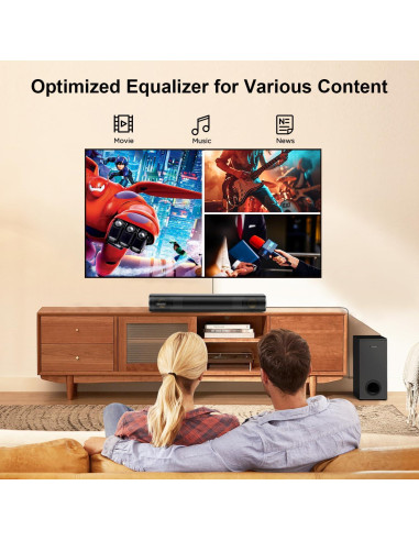 Barra de Sonido Hiwill HiElite A21 2.1CH Dolby Atmos 200W