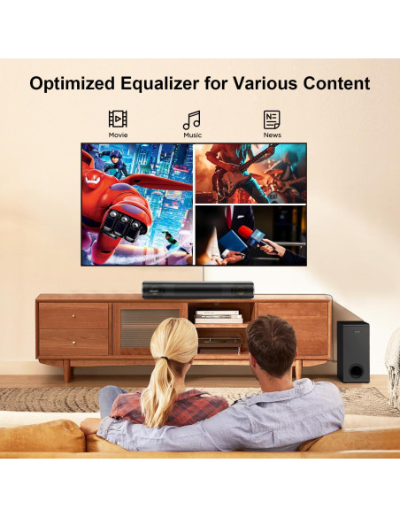 Barra de Sonido Hiwill HiElite A21 2.1CH Dolby Atmos 200W