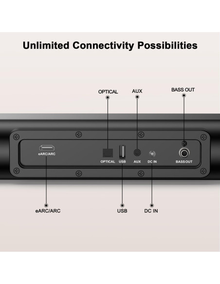 Barra de Sonido Hiwill HiElite A21 2.1CH Dolby Atmos 200W