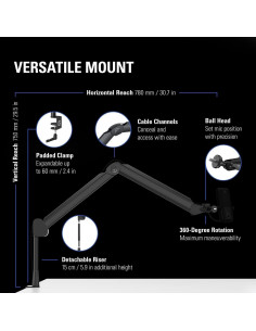 Brazo de Transmisión Elgato Wave Mic Arm Premium 2.62 kg 2