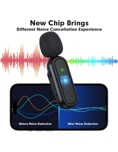 Micrófonos Lavalier Inalámbricos Nilone K61 Doble Captura 2