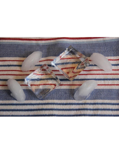 Bandeja de Hielo Transparente ClearlyFrozen 10 Cubos 5 cm