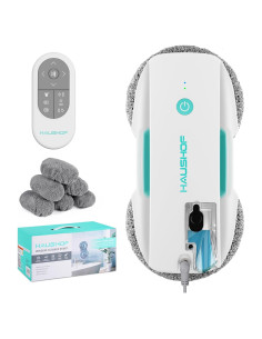Robot Limpiador de Ventanas HAUSHOF 3800Pa con Control Remoto