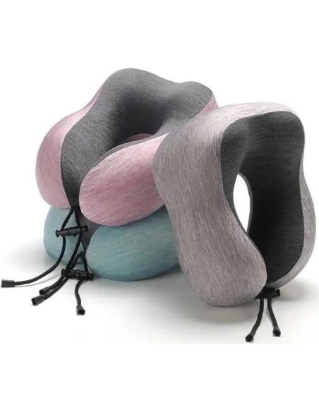 Almohada de Viaje Ergonómica ODT UK - Espuma Viscoelástica Alta Almohada de Viaje Ergonómica ODT UK - Espuma Viscoelástica Alta