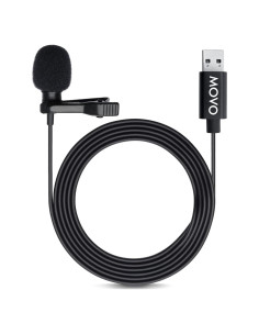 Micrófono Lavalier Movo M1 USB Omnidireccional 6.1m