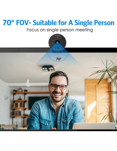 Webcam EMEET C950 1080P USB con Micrófono y Tapa Privacidad