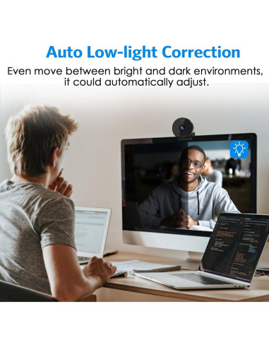 Webcam EMEET C950 1080P USB con Micrófono y Tapa Privacidad
