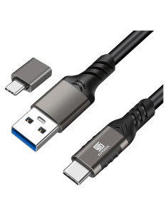 Cable USB A a USB C 2m Elfesoul 3.1 Gen 2 10Gbps Carga Rápida