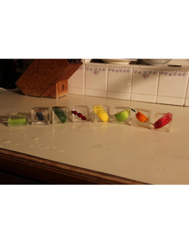 Bandeja de Hielo Transparente ClearlyFrozen 10 Cubos 5 cm