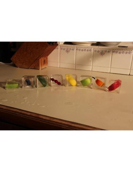 Bandeja de Hielo Transparente ClearlyFrozen 10 Cubos 5 cm