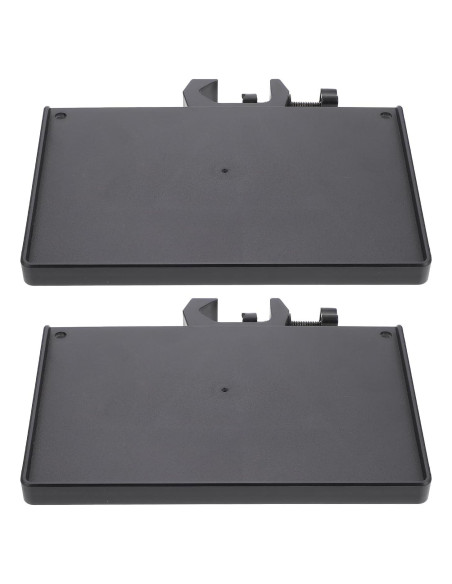 Bandeja Soporte Micrófono Ajustable Negro 20x14 cm
