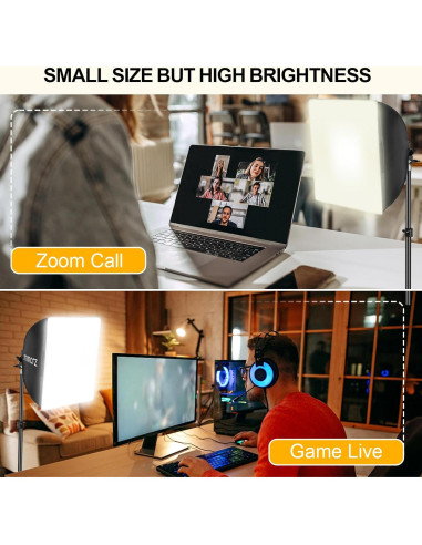 Kit de Iluminación Softbox Profesional mmcrz 2 Paquetes 16x16"