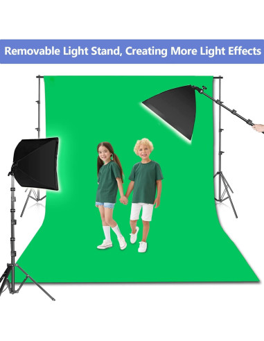 Kit de Iluminación Softbox SLOW DOLPHIN 16"x16" LED 85W