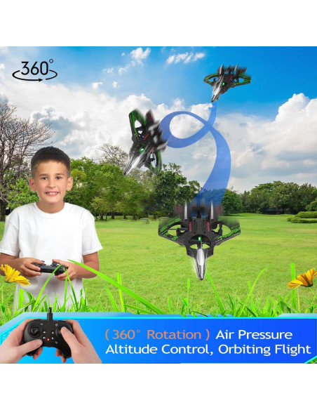 Dron RC LEFEI Aviones de Espuma 2.4GHz para Niños Verde Dron RC LEFEI Aviones de Espuma 2.4GHz para Niños Verde