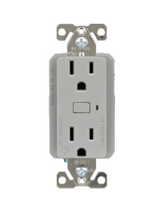 Enchufe Inteligente Wi-Fi Eaton EWFTRCR15 Granito Plateado 2