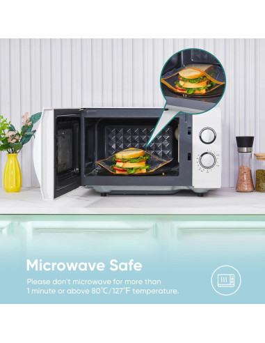 Bolsas Reutilizables para Congelador Lerine 14 Piezas Multicolor