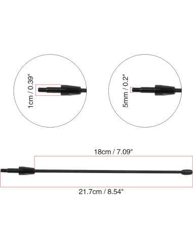 Antena de Coche X AUTOHAUX 20.32 cm para Ford Mustang 1979-2009