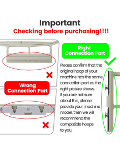 Conjunto 3 en 1 Aros de Bordado New Brothread SA431 SA432 SA434 2