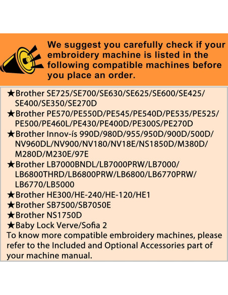 Conjunto 3 en 1 Aros de Bordado New Brothread SA431 SA432 SA434