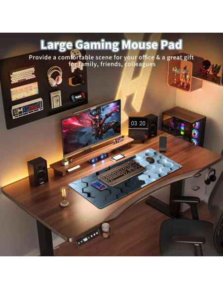 Alfombrilla de Ratón Grande EDGFRTOIO 800x400mm Antideslizante