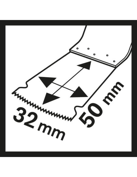 Hoja de Sierra de Inmersión Bosch AIZ 28 EB BIM 50x28mm Madera y Metal Hoja de Sierra de Inmersión Bosch AIZ 28 EB BIM 50x28mm Madera y Metal