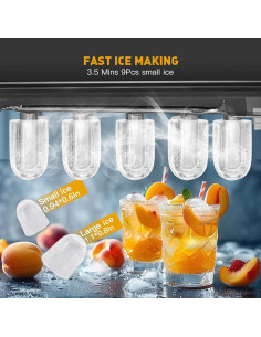 Máquina de Hielo Icemage HS-22, 17.24 kg/día, Autolimpiante 2