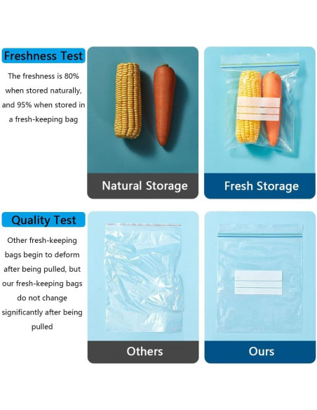 Juego de 65 Bolsas Reutilizables EMTK para Alimentos Ecológicas