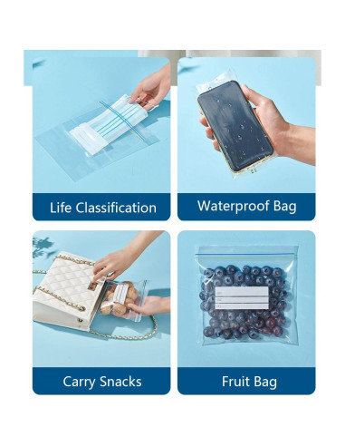 Juego de 65 Bolsas Reutilizables EMTK para Alimentos Ecológicas