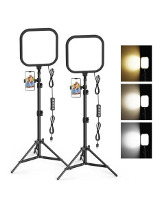 Kit de Iluminación LED 15W Hagibis con Trípode y Soporte