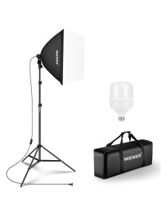 Kit de Iluminación NEEWER NK300 con Softbox 60x60cm y LED 35W