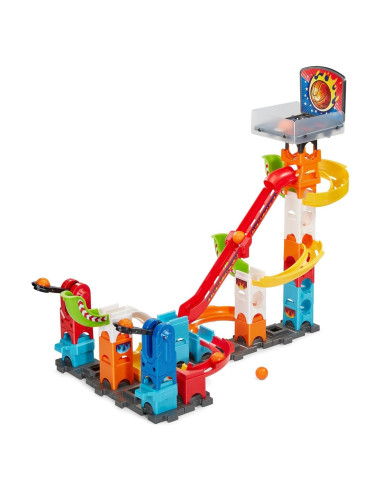Set de Lanzamiento VTech Marble Rush con Aro de Baloncesto
