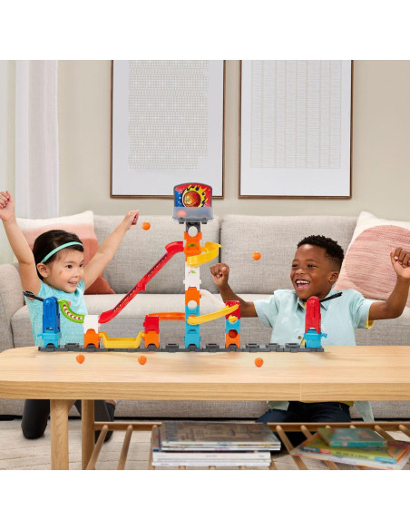 Set de Lanzamiento VTech Marble Rush con Aro de Baloncesto