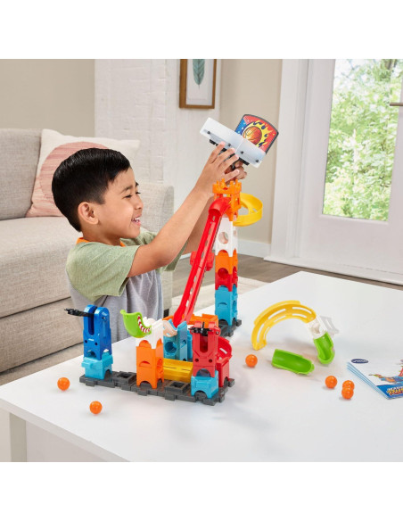Set de Lanzamiento VTech Marble Rush con Aro de Baloncesto
