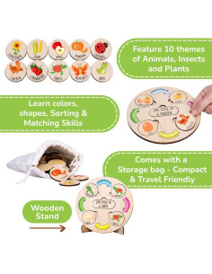 Juguete Educativo de Ciclo de Vida KidSweeties 3-6 años 2