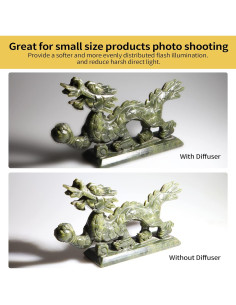 Kit de Iluminación Fotográfica Meking Mini Softbox LED 60W 2